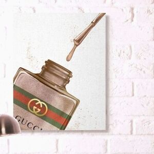 Stupell Industries Gucci Nail Polish Drip Canvas Wall Decor